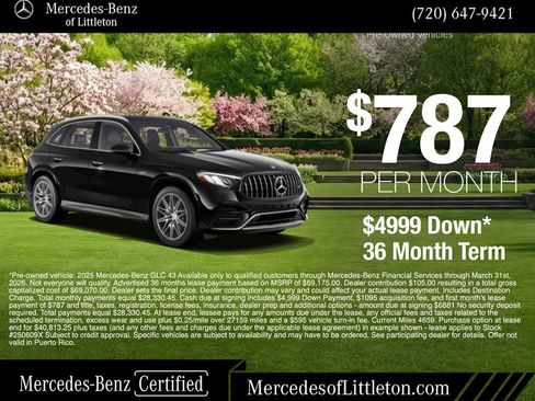 Certified 2025 Mercedes-Benz GLC 43 AMG 4MATIC image 2