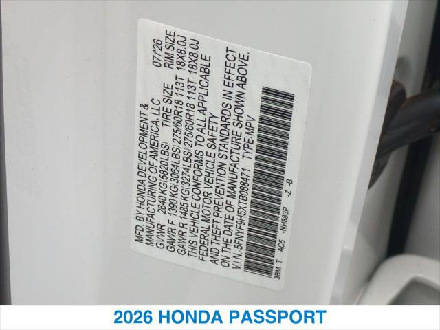 New 2026 Honda Passport TrailSport image 26