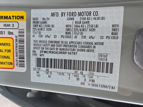 Certified 2024 Ford Bronco Sport Heritage w/ Heritage Convenience Package image 28