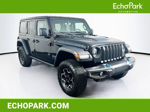 Used 2023 Jeep Wrangler Unlimited Rubicon 4xe w/ Cold Weather Group AWD/4WD image 1