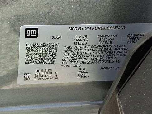 Certified 2024 Chevrolet Trax RS w/ Sunroof Package FWD image 30