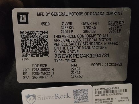 Used 2019 Chevrolet Silverado 1500 LT w/ LPO, Black Pack AWD/4WD image 33