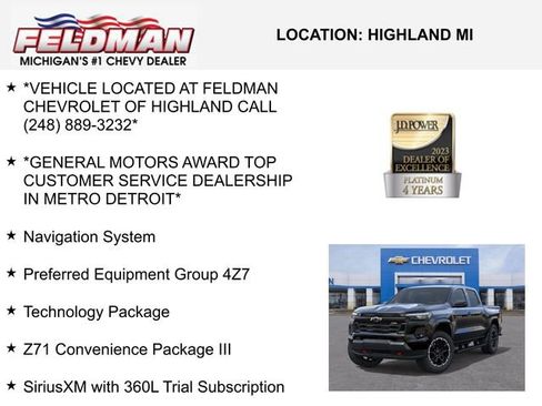 New 2026 Chevrolet Colorado Z71 w/ Technology Package image 3