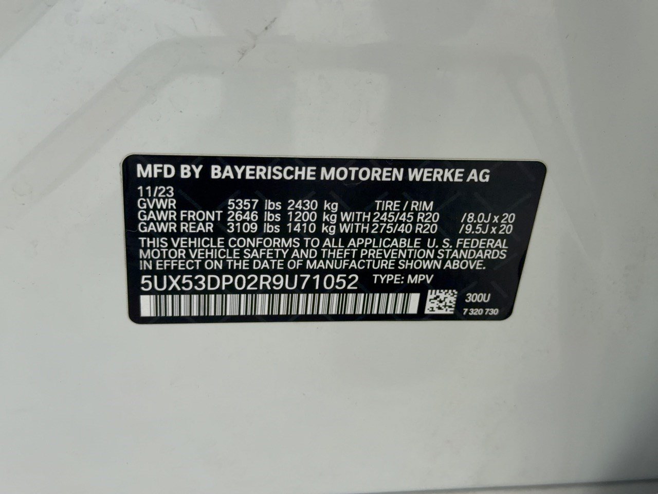 Certified 2024 BMW X3 xDrive30i w/ M Sport Package AWD/4WD image 31
