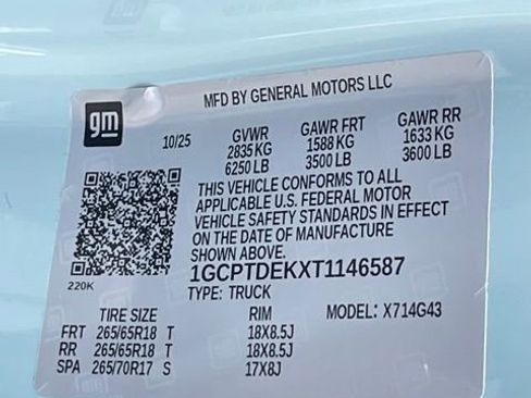 New 2026 Chevrolet Colorado Z71 w/ Technology Package image 14