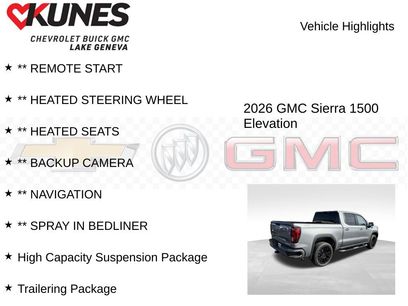 New 2026 GMC Sierra 1500 Elevation w/ Elevation Select Package