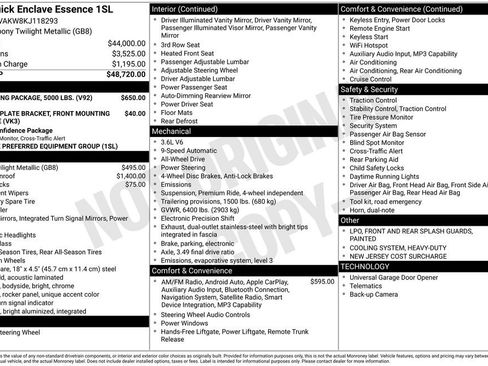 Used 2019 Buick Enclave Essence w/ Trailering Package, 5000 lbs. AWD/4WD image 18