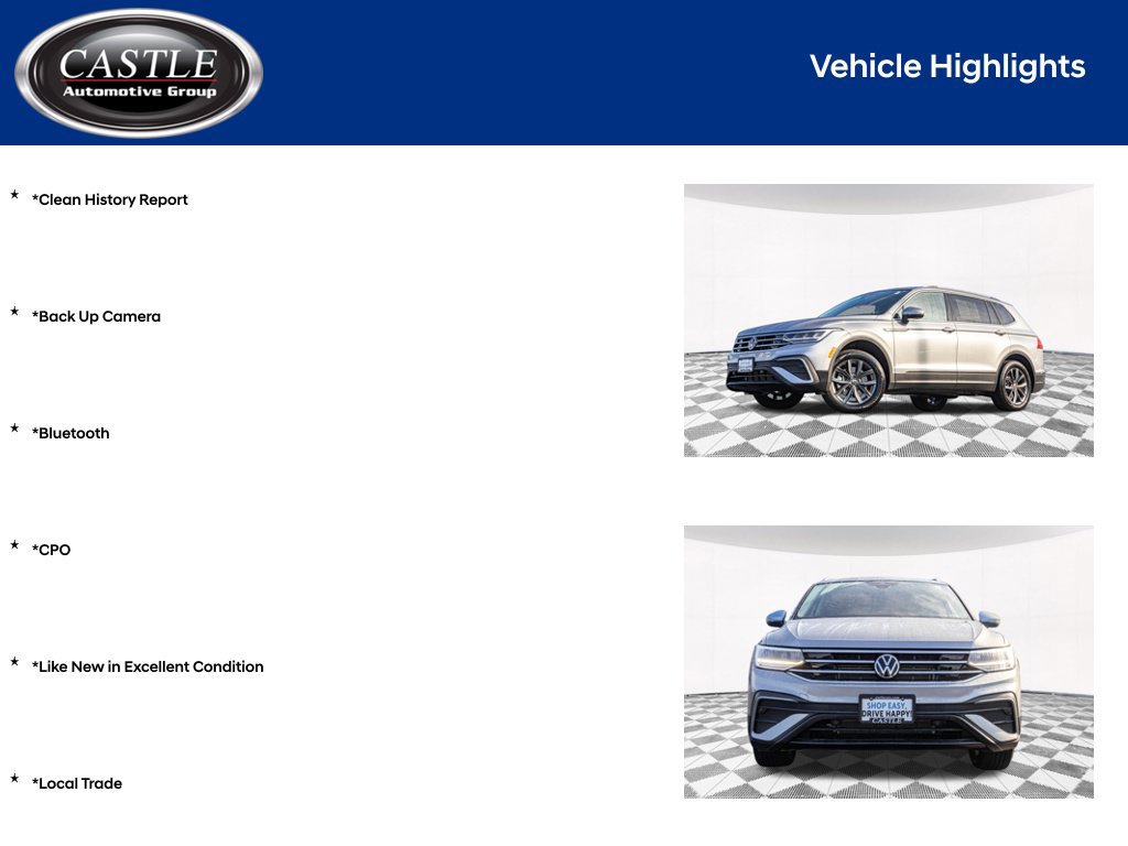Certified 2023 Volkswagen Tiguan SE w/ Panoramic Sunroof Package FWD image 4