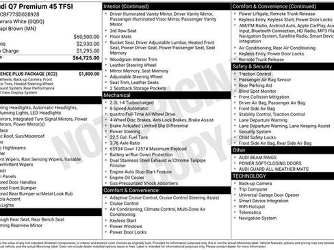 Used 2025 Audi Q7 2.0T Premium w/ Convenience Plus Package image 37