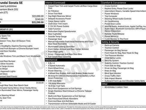 Used 2018 Hyundai Sonata SE image 51