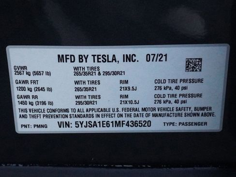 Used 2021 Tesla Model S Plaid image 42