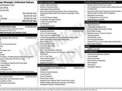 Used 2022 Jeep Wrangler Unlimited Sahara w/ Cold Weather Group image 14