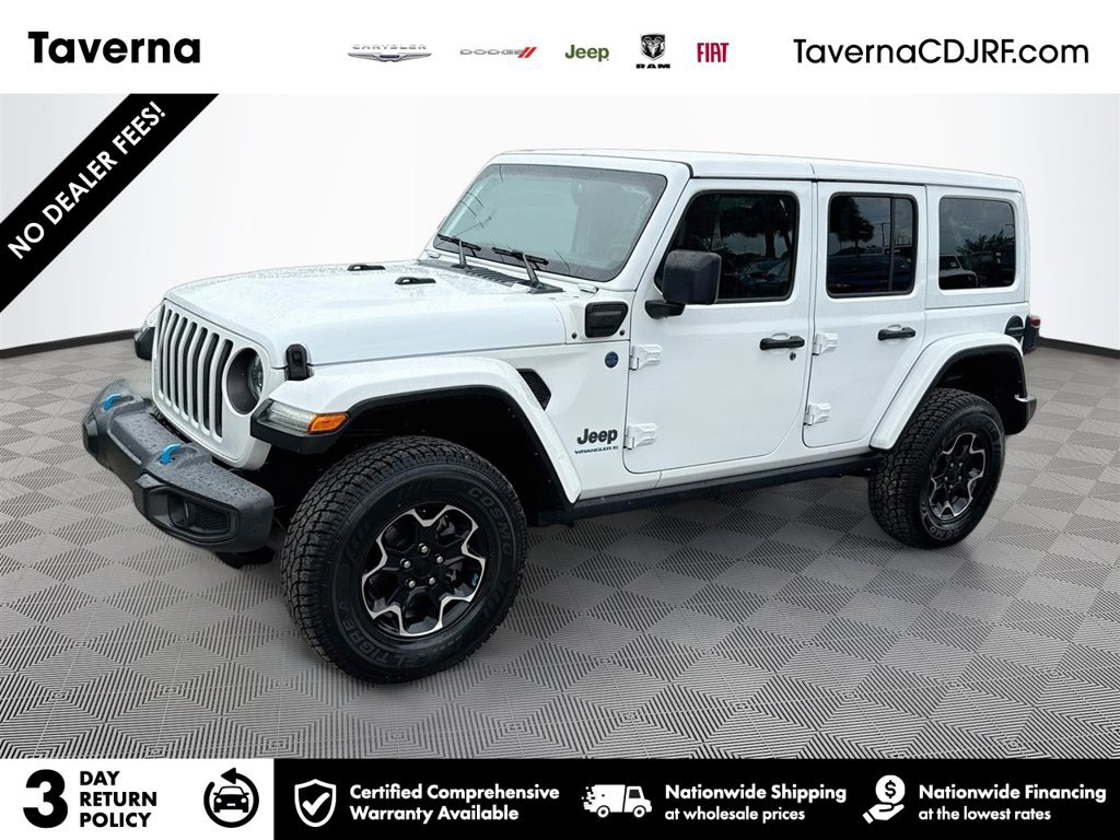 Used 2023 Jeep Wrangler Unlimited Rubicon 4xe w/ Cold Weather Group AWD/4WD image 1