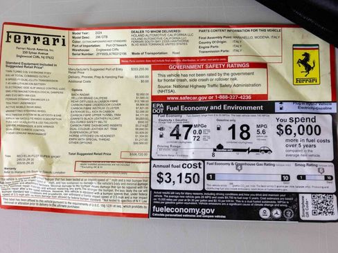 Certified 2024 Ferrari 296 GTB image 36