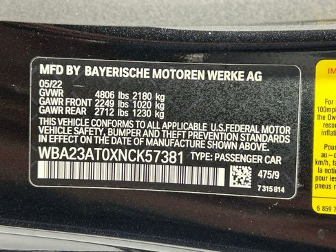 Used 2022 BMW 430i Convertible w/ M Sport Package image 43