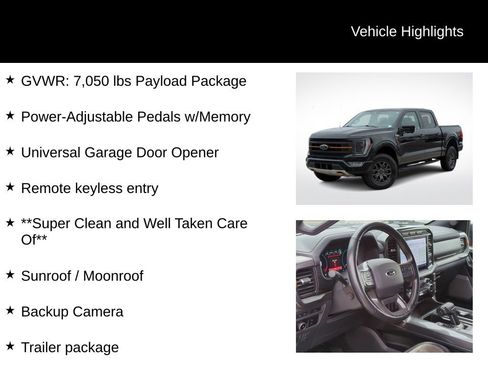 Used 2023 Ford F150 Tremor w/ Equipment Group 402A High image 21