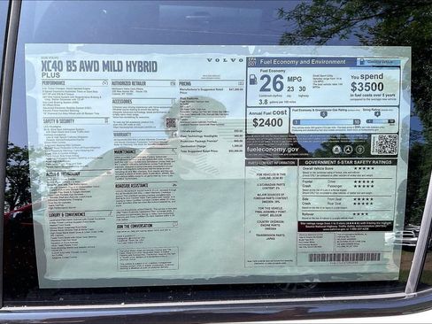 New 2026 Volvo XC40 B5 Plus w/ Protection Package Premier AWD/4WD image 13