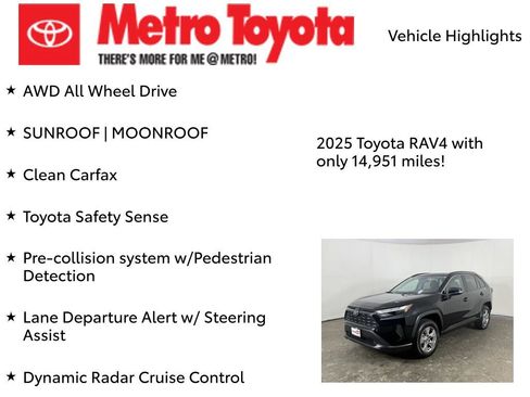 Used 2025 Toyota RAV4 XLE w/ Convenience Package image 7