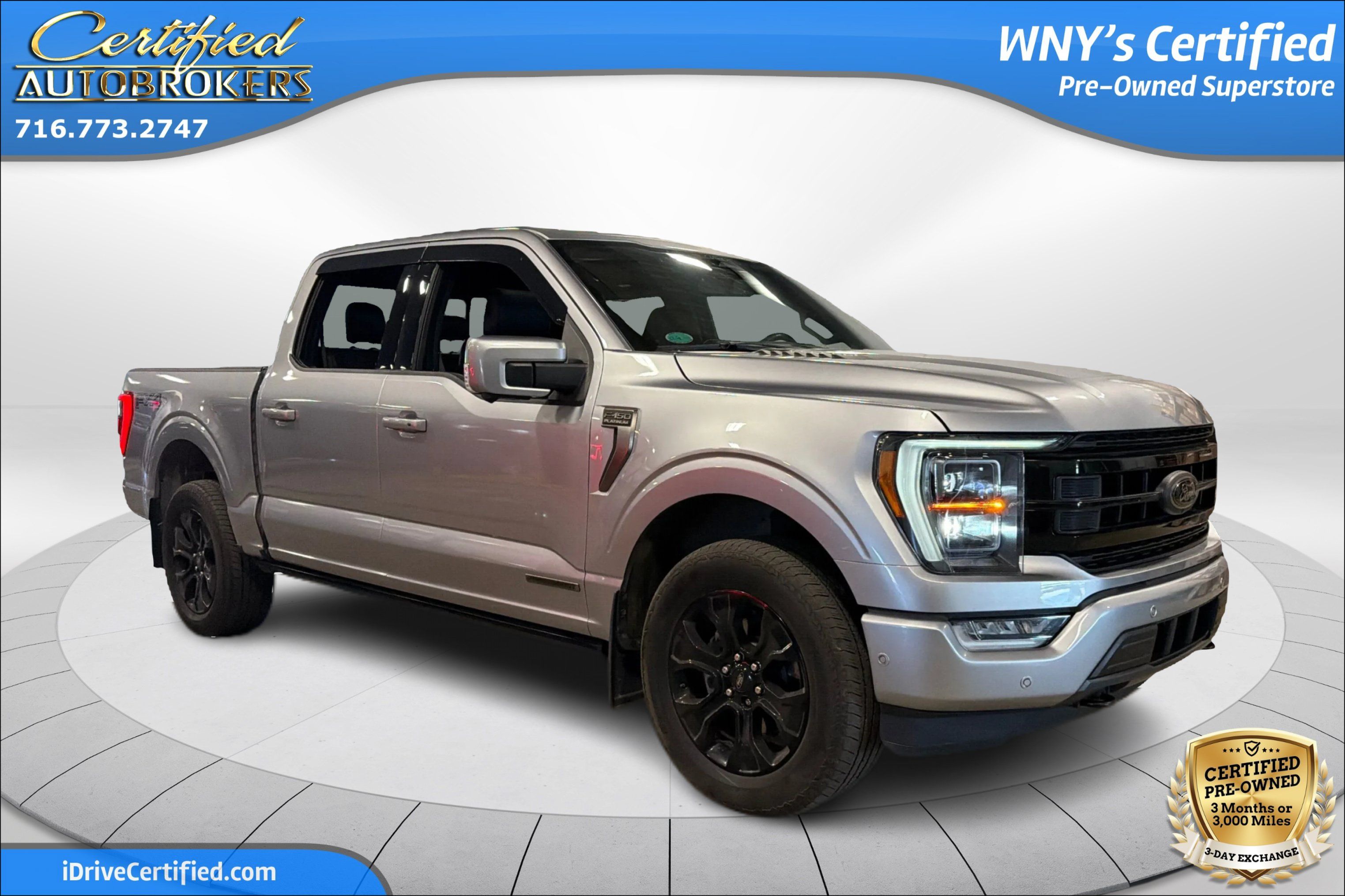 Used 2022 Ford F150 Platinum w/ Max Trailer Tow Package AWD/4WD image 3