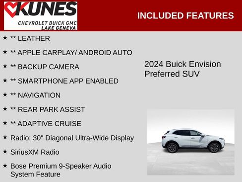 Used 2024 Buick Envision Preferred AWD/4WD image 2