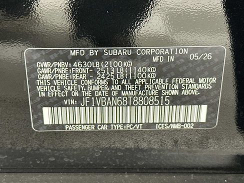 New 2026 Subaru WRX Limited AWD/4WD image 30