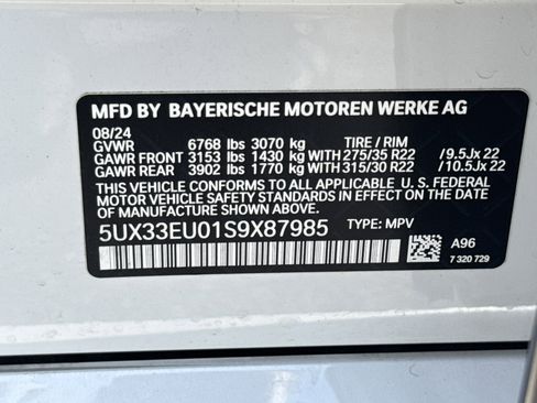 Used 2025 BMW X5 M60i w/ Executive Package AWD/4WD image 35