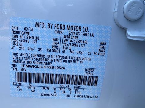 New 2026 Ford Explorer Tremor AWD/4WD image 27
