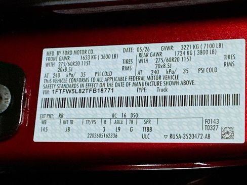 New 2026 Ford F150 Lariat w/ Equipment Group 501A Mid AWD/4WD image 18