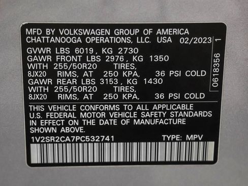 Used 2023 Volkswagen Atlas SEL R-Line AWD/4WD image 53