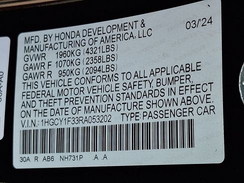 Used 2024 Honda Accord EX image 28