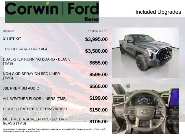 Used 2026 Toyota Tundra Limited w/ TRD Off-Road Package AWD/4WD image 3