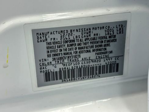 Used 2022 Nissan Sentra SV w/ Trunk Package FWD image 26