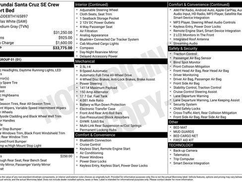 New 2026 Hyundai Santa Cruz SE image 4