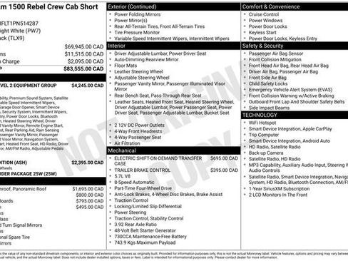 Used 2023 RAM 1500 Rebel w/ Rebel Level 2 Equipment Group AWD/4WD image 10
