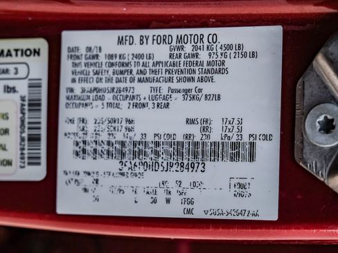 Used 2018 Ford Fusion SE w/ Fusion SE Technology Package image 57