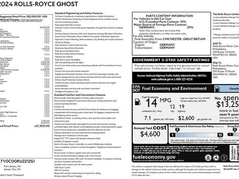 Used 2024 Rolls-Royce Ghost w/ Ghost Package image 34