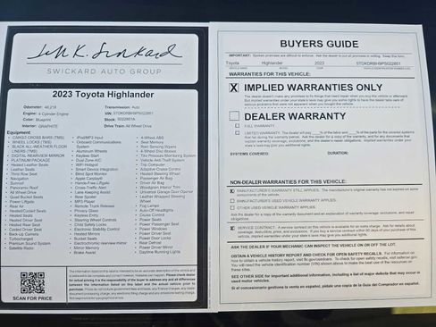 Used 2023 Toyota Highlander Platinum image 20