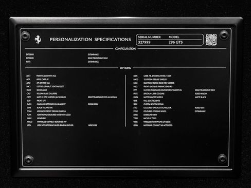 Used 2026 Ferrari 296 GTS RWD image 19