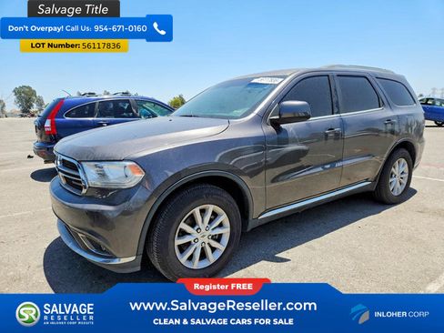 Used 2019 Dodge Durango SXT RWD image 1
