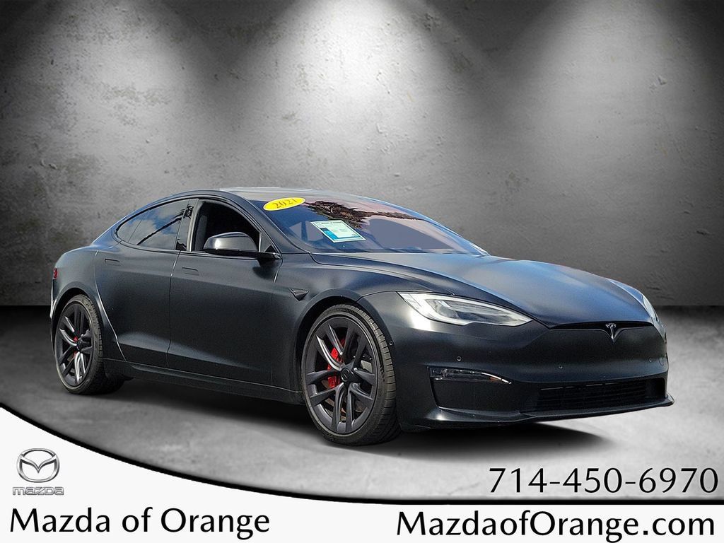 Used 2021 Tesla Model S Plaid AWD/4WD image 1