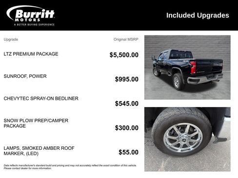 Used 2024 Chevrolet Silverado 2500 LTZ w/ LTZ Premium Package AWD/4WD image 3