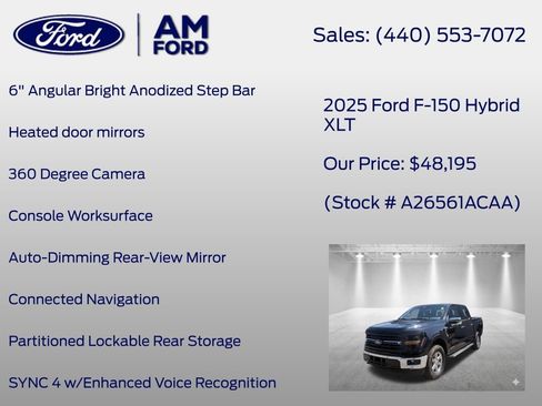 Used 2025 Ford F150 XLT w/ Equipment Group 302A MID AWD/4WD image 38