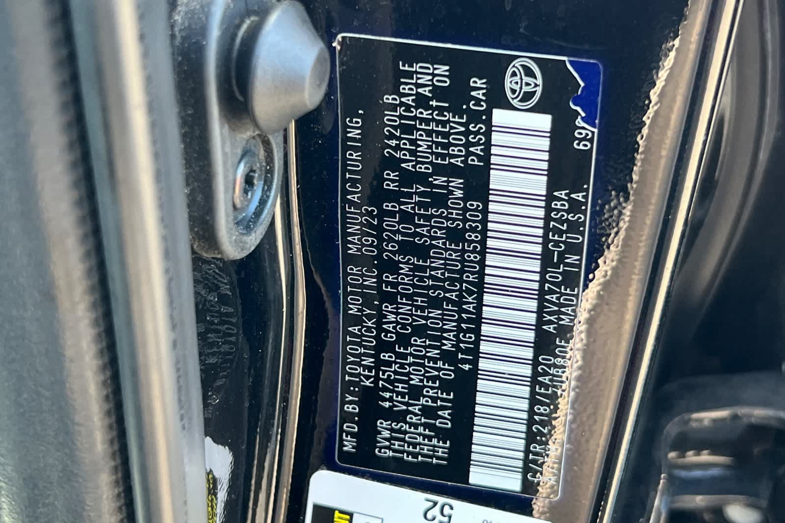 Certified 2024 Toyota Camry SE FWD image 31