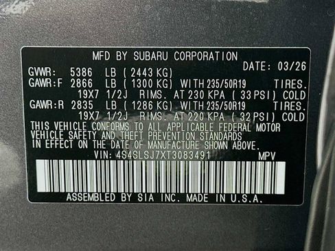 New 2026 Subaru Forester Sport AWD/4WD image 31