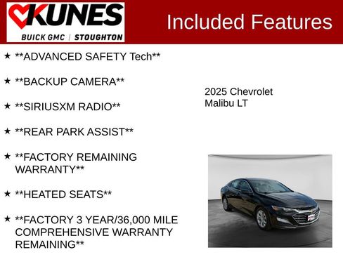 Used 2025 Chevrolet Malibu LT FWD image 2
