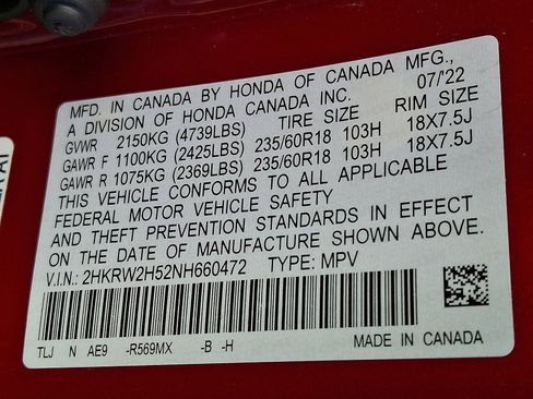 Used 2022 Honda CR-V EX image 28