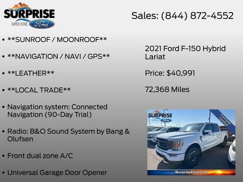 Used 2021 Ford F150 Lariat AWD/4WD image 26