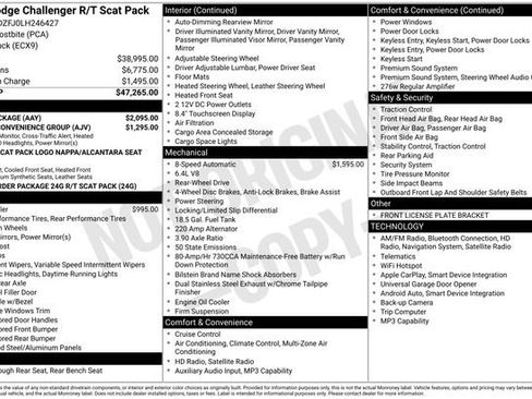 Used 2020 Dodge Challenger R/T Scat Pack w/ Plus Package RWD image 33