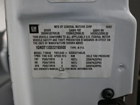 Used 2003 Chevrolet TrailBlazer LS w/ Preferred Equipment Group image 41