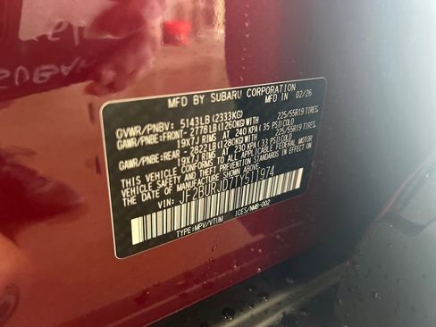 New 2026 Subaru Outback Touring XT AWD/4WD image 15